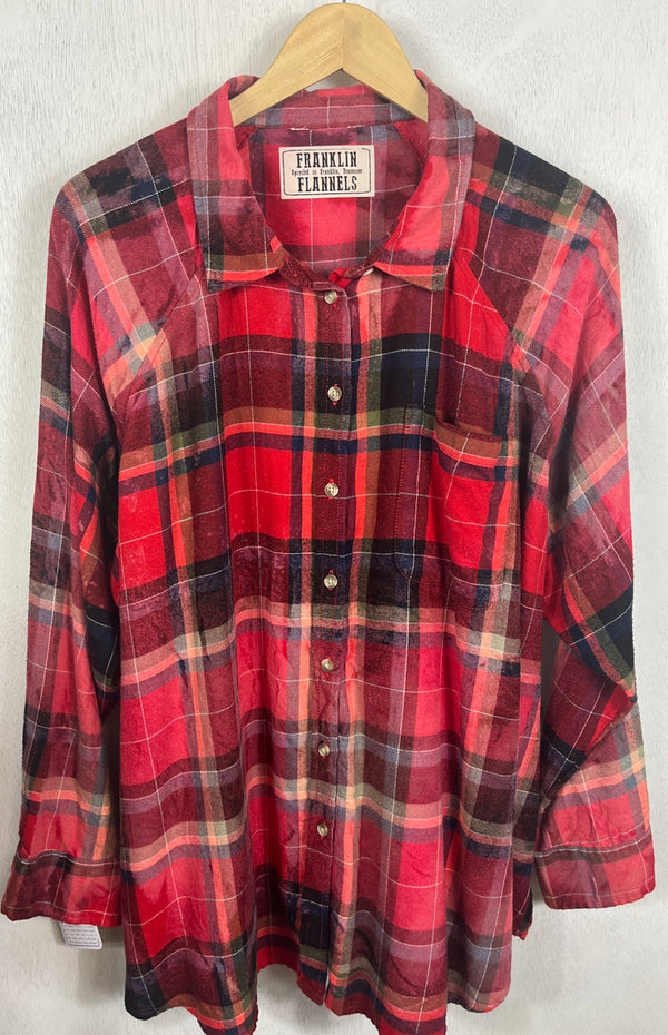 Vintage Red, Black and Green Flannel Size Large