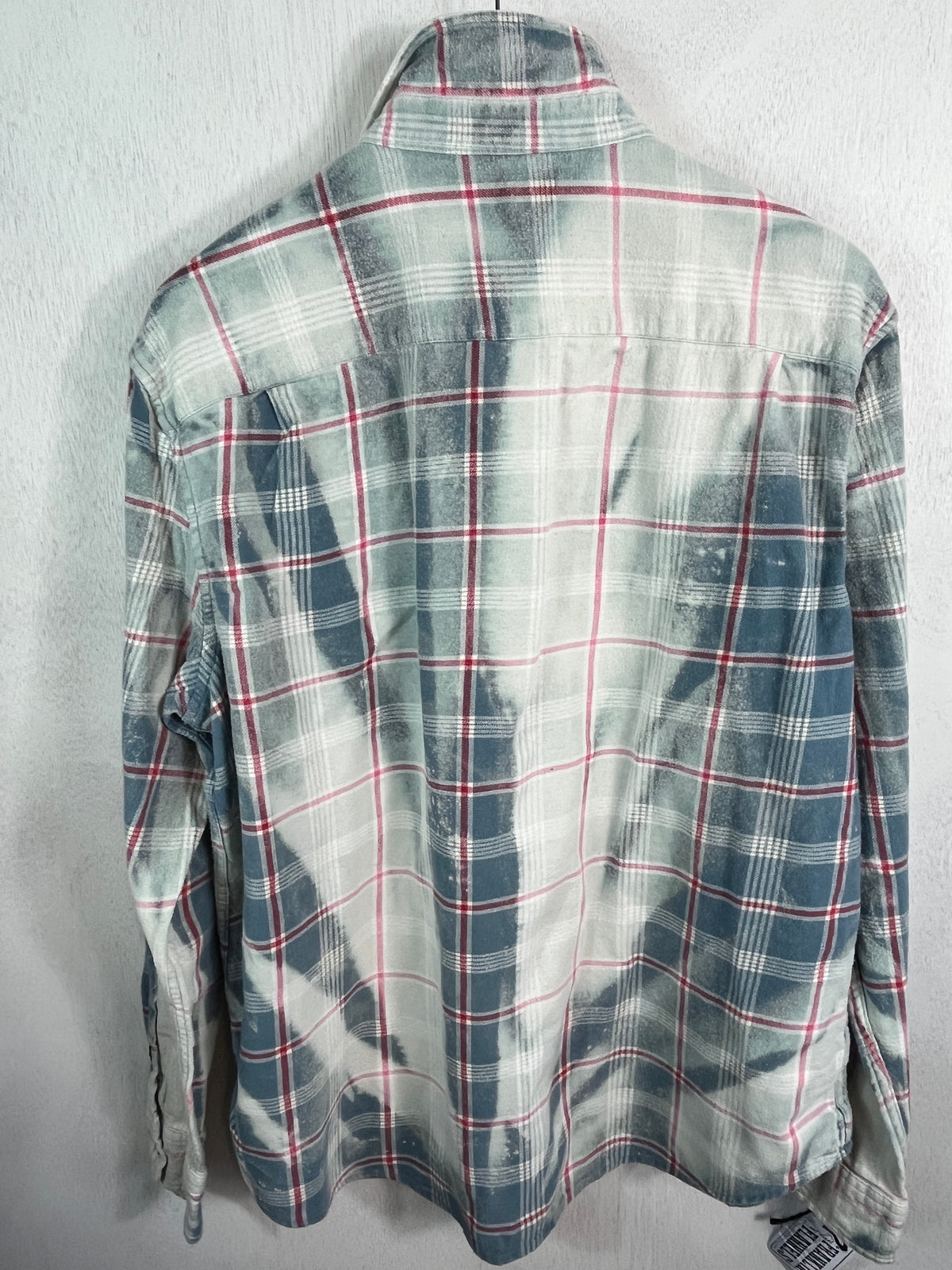 Vintage Red, White and Blue Flannel Size Large