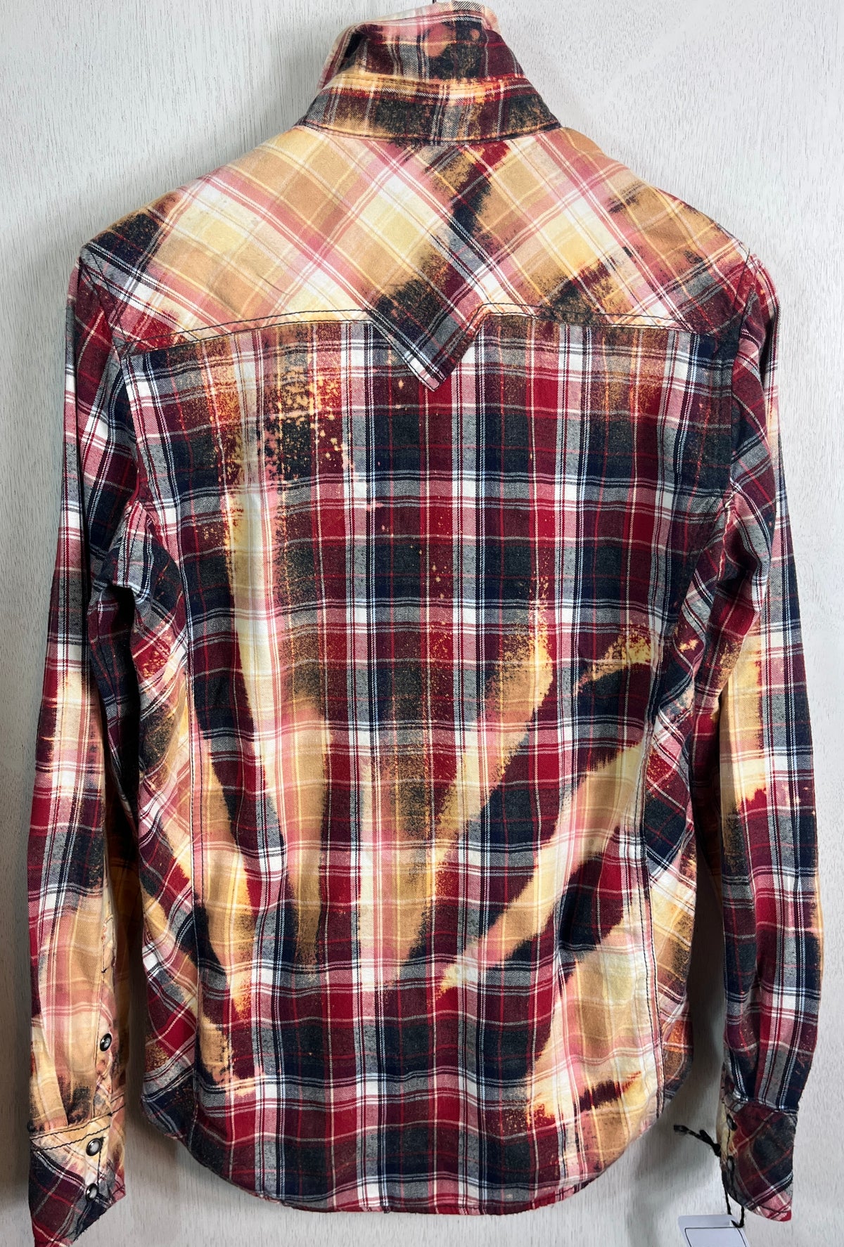 Vintage Western style Red, White, Blue and Gold Lightweight Cotton Size Small