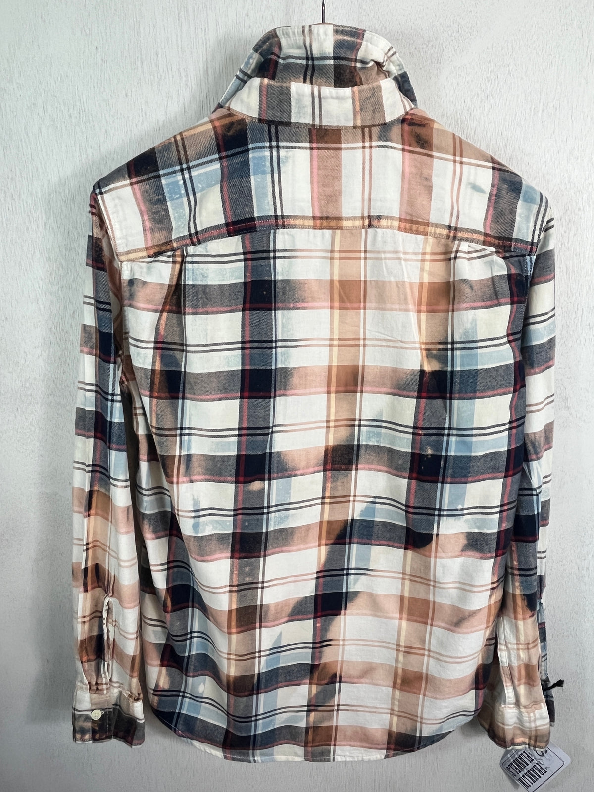 Vintage Navy, Red, White and Gold Lightweight Cotton Size Small