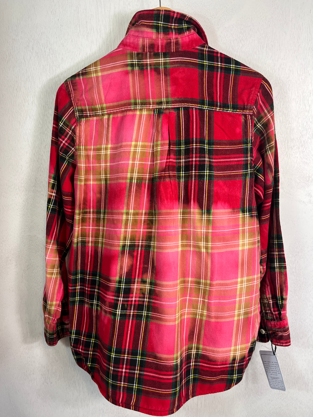 Vintage Red, Black, Green and PInk Flannel Size Small
