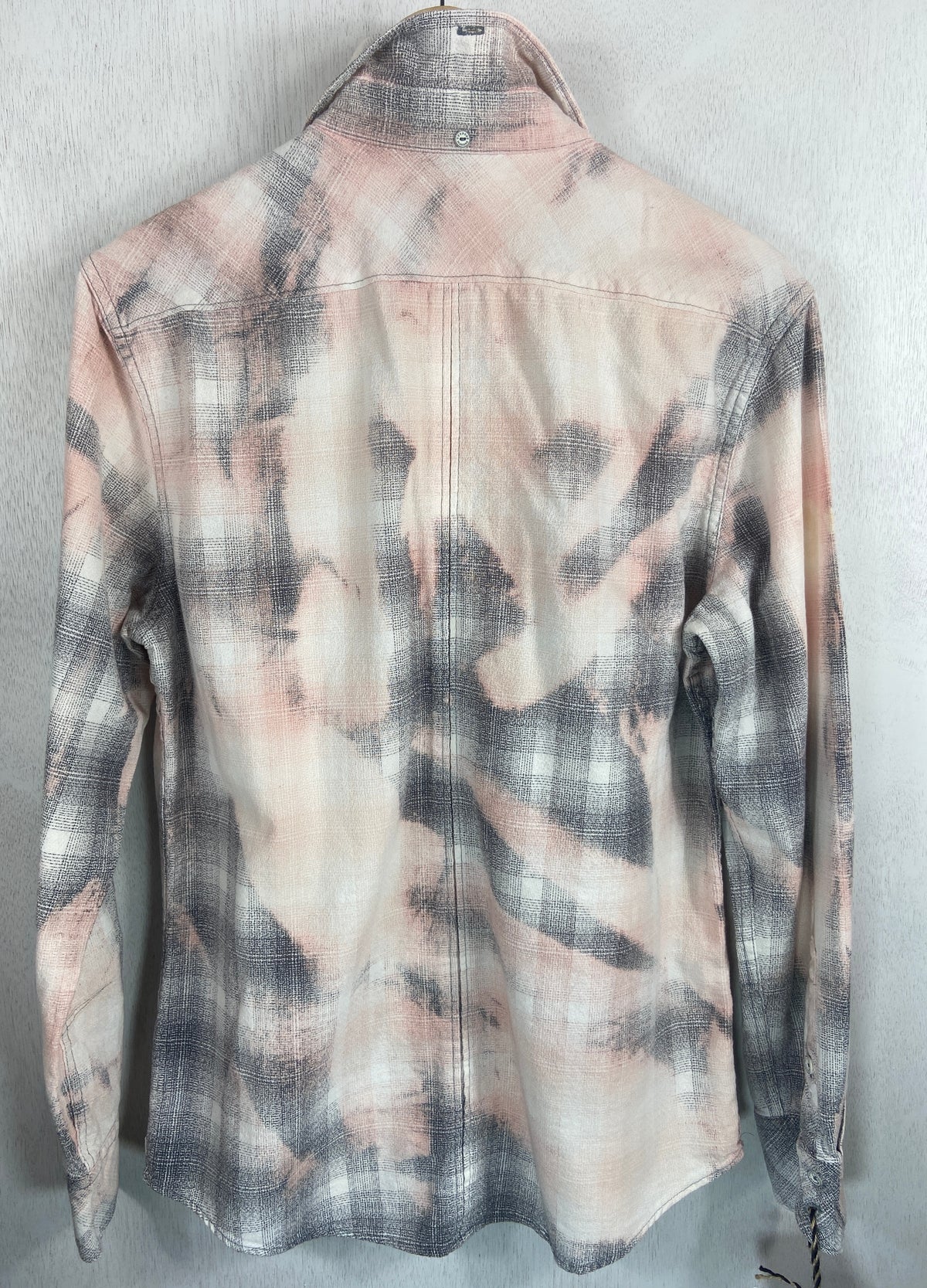 Vintage Grey, Pink and White Lightweight Cotton Size Medium