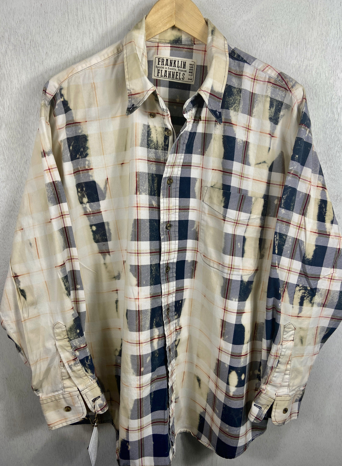 Franklin Flannels, vintage one of a kind distressed flannels.