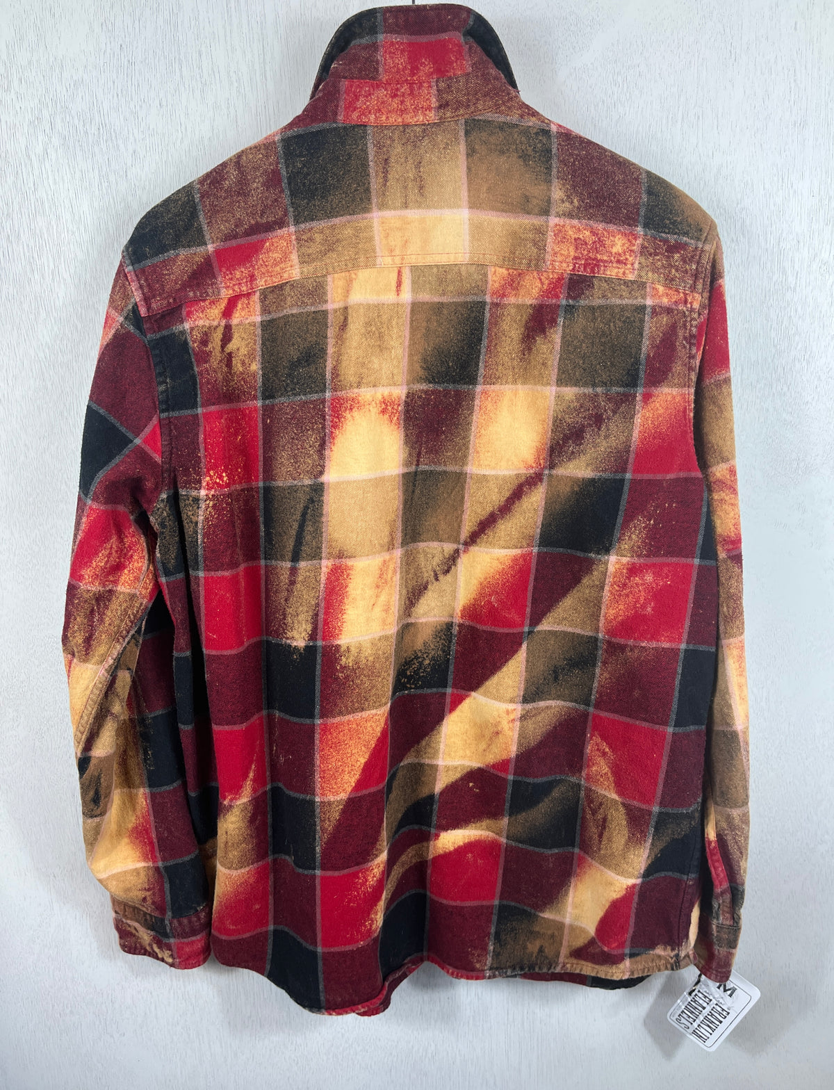 Vintage Red, Gold and Black Flannel Size Medium
