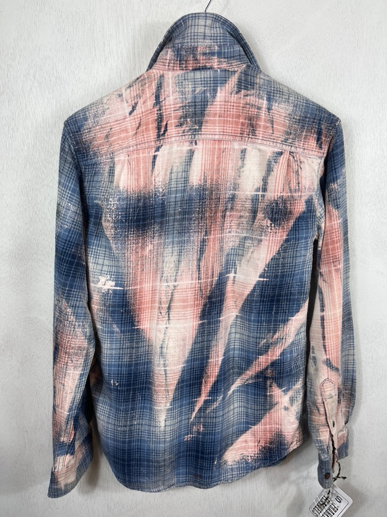 Vintage Light Blue, Pink and White Size Small