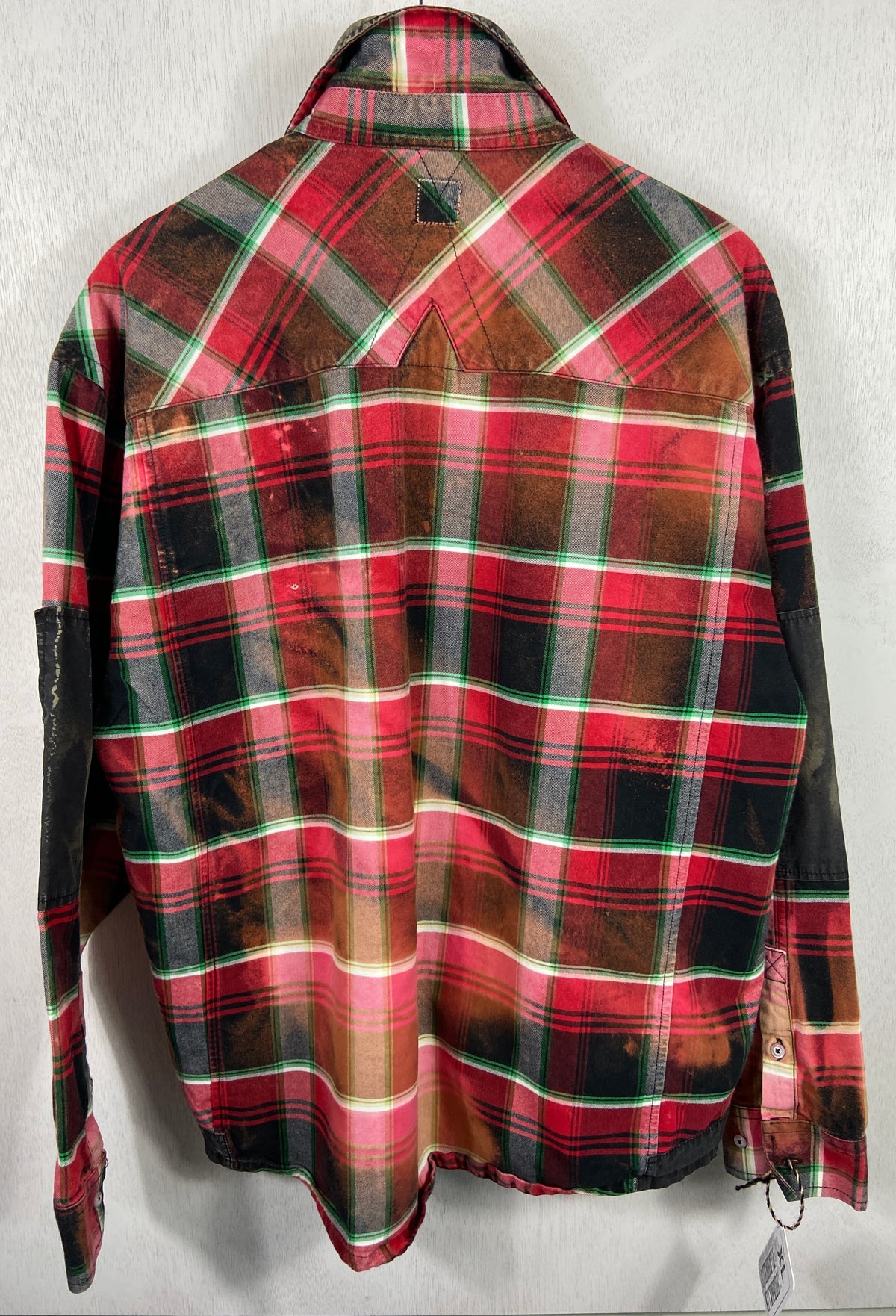 Vintage Red, Black and Green Flannel Size XL