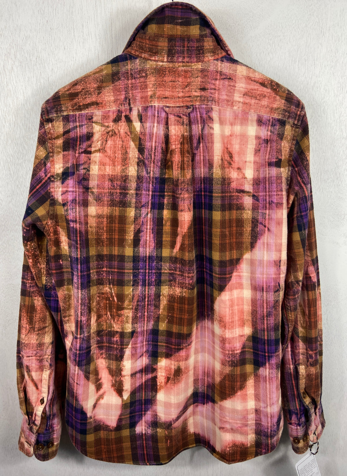 Vintage Purple, Pink and Rust Flannel Size Medium