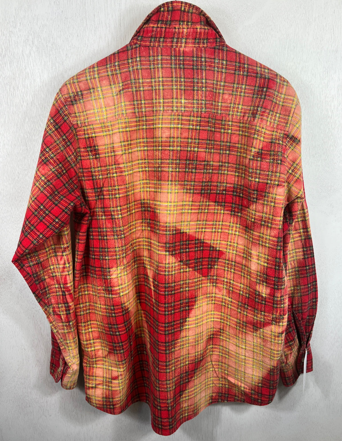 Vintage Red, Green and Gold Flannel Size XL