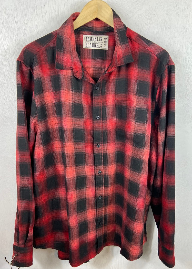Vintage Red and Black Flannel Size XL
