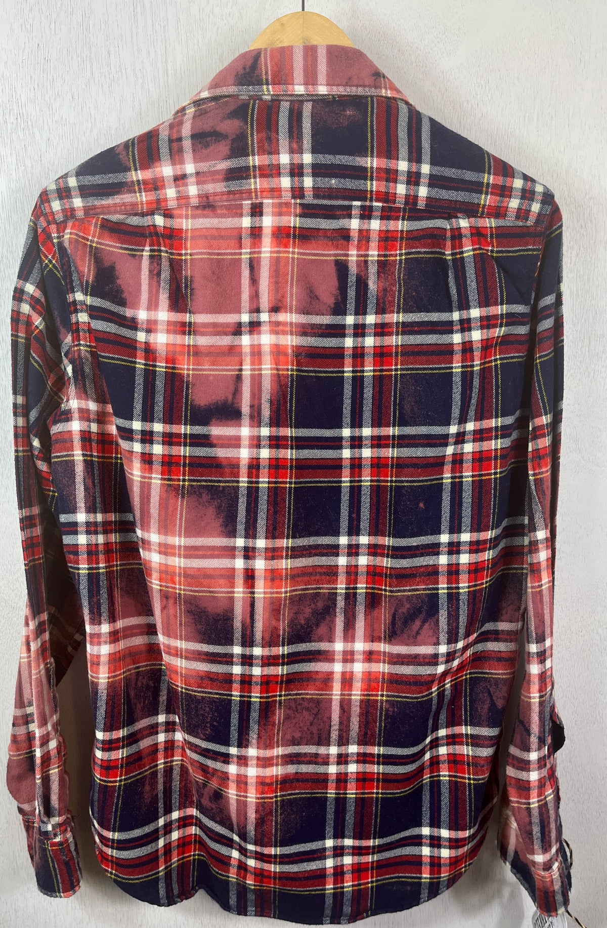 Vintage Red, Blue and White Flannel Size Small