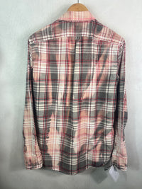 Vintage Pink, Grey, Red and White Size Medium