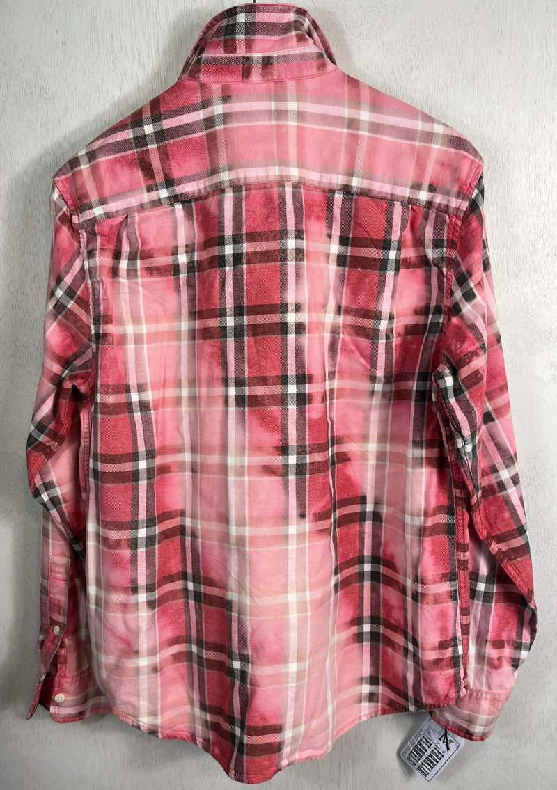 Vintage Pink, Red, White and Black Size Medium