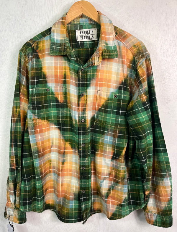 Vintage Kelly Green, Black, Gold and White Size XL