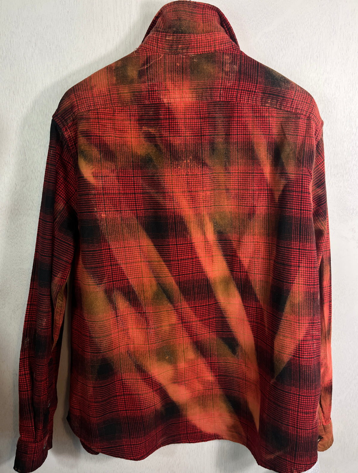 Vintage Red, Black and Gold Flannel Size XL