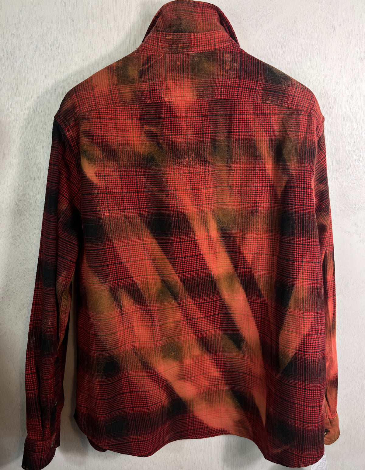Vintage Red, Black and Gold Flannel Size XL