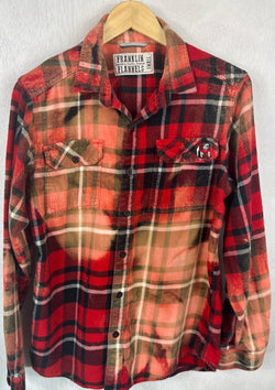 Vintage Red and Black Flannel Size Small