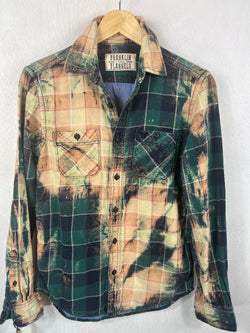Vintage Green, Gold and Black Flannel Size Small