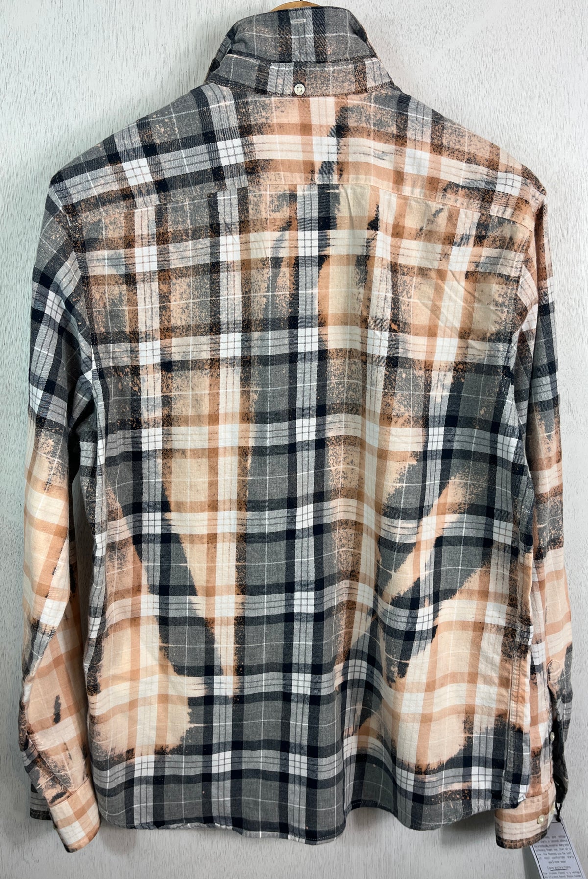 Vintage Grey, White, Black and Pink Lightweight Cotton Size Medium