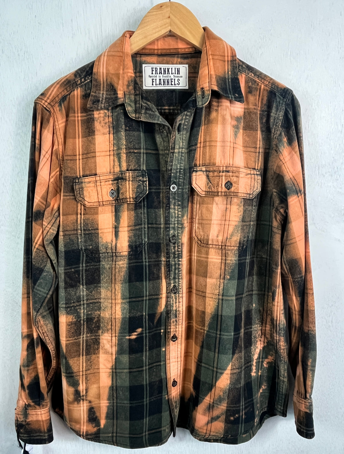Vintage Army Green, Black and Gold Size Small