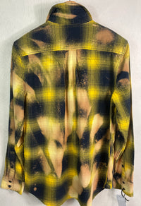 Vintage Yellow, Navy Blue and Tan Size Small
