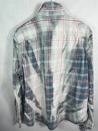 Vintage Red, White and Blue Flannel Size Large