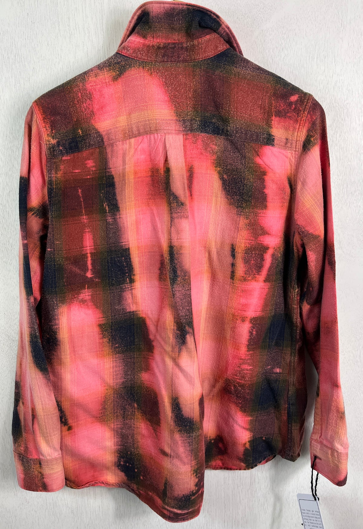 Vintage Red, Black and Pink Flannel Size Small