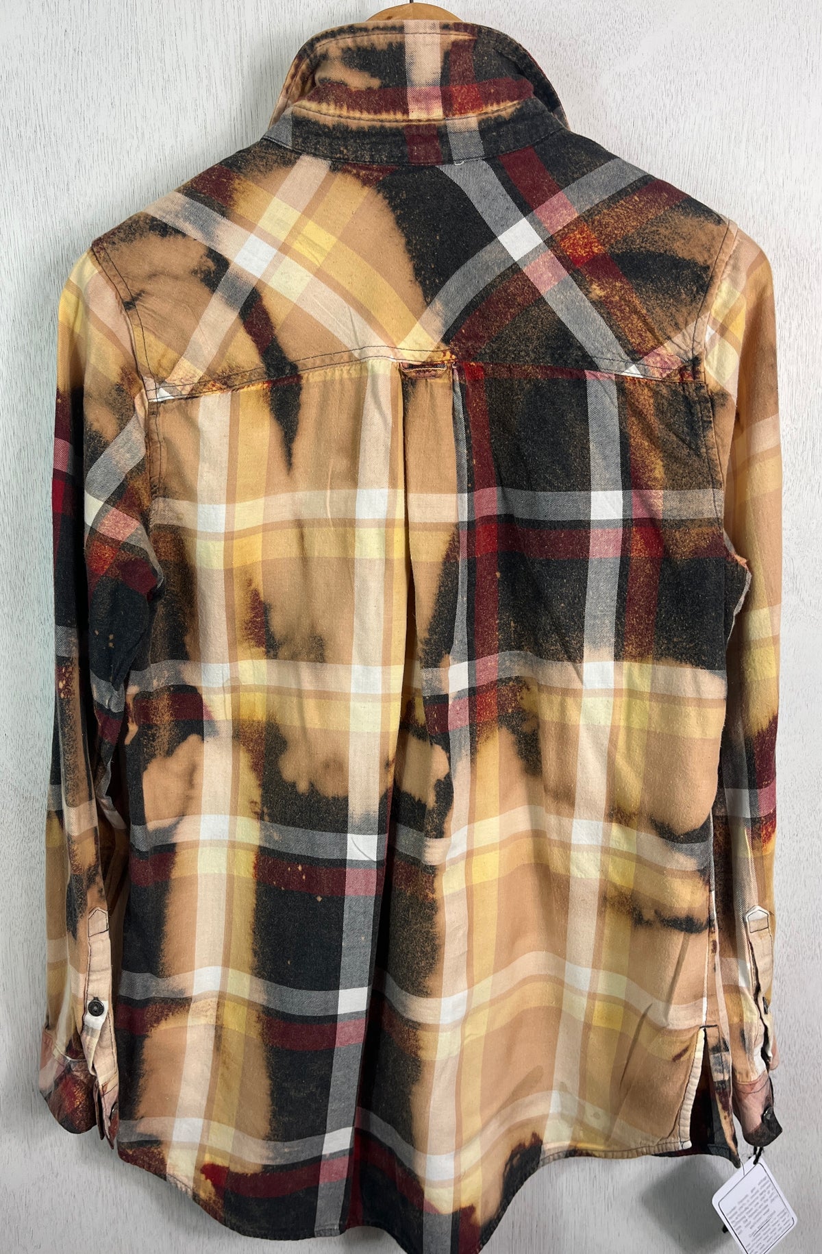 Vintage Red, Black, White and Gold Lightweight Cotton Size XS