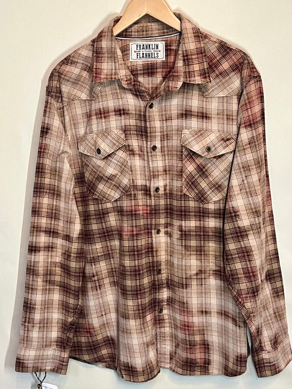 Vintage Brown, Tan and Ash Flannel Size XXL