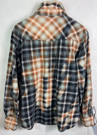 Vintage Western Style Black, Grey, White, Gold and Sage Size Large