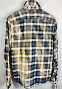 Vintage Blue, Gold, White and Slate Size Medium