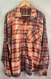 Vintage Red, Grey, White and Salmon Size XL