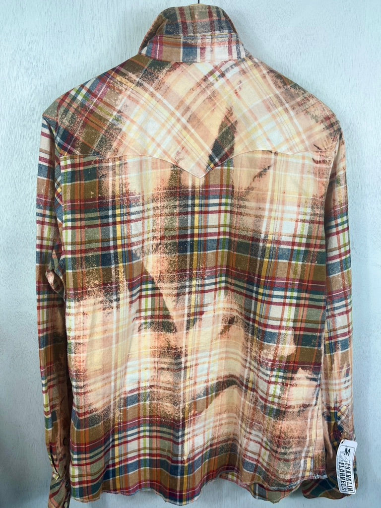 Vintage Western Style Multi-Colored Flannel Size Medium