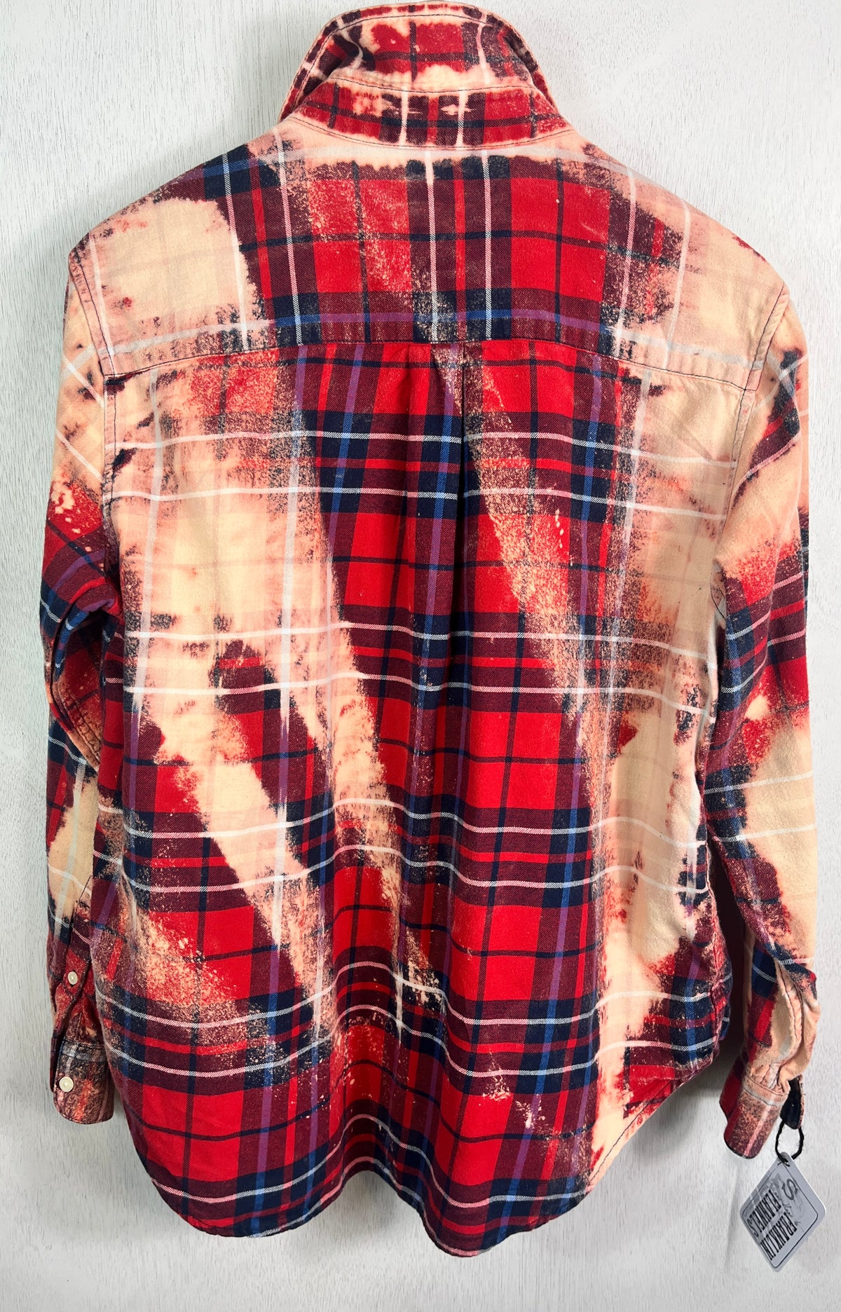 Vintage Red, Blue and White Lightweight Cotton Size Small