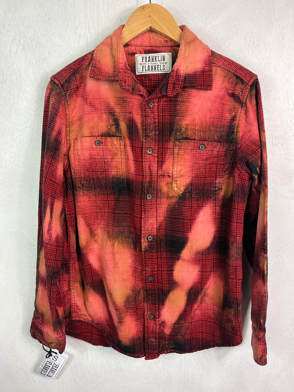 Vintage Red, Black and Gold Flannel Size Small