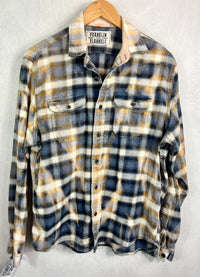 Vintage Blue, Gold, White and Slate Size Medium