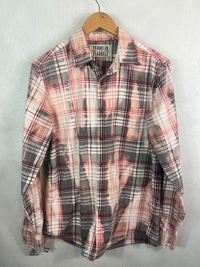 Vintage Pink, Grey, Red and White Size Medium