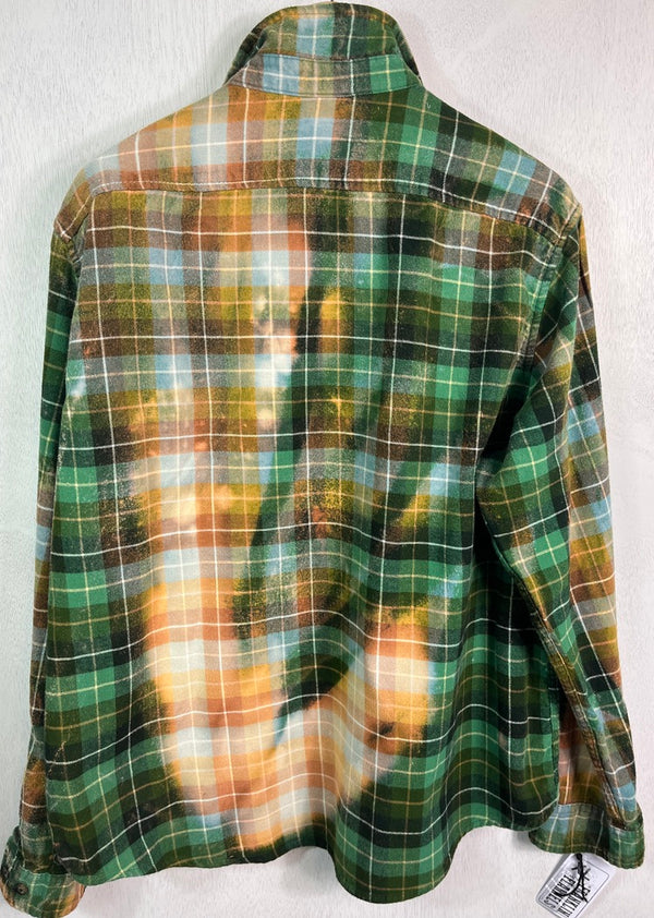 Vintage Kelly Green, Black, Gold and White Size XL