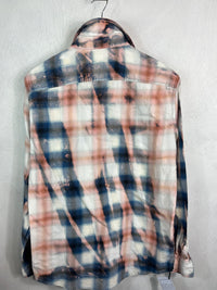 Vintage Navy, Pink and White Lightweight Cotton Size Medium
