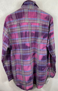 Vintage Purple, Sage and Grey Flannel Size XL