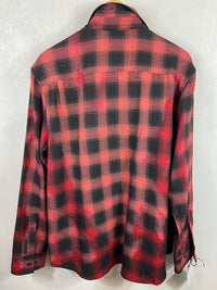 Vintage Red and Black Flannel Size XL