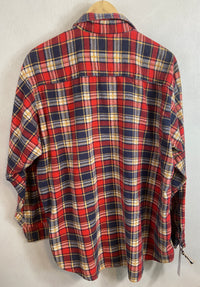 Vintage Retro Red, Blue, White and Yellow Size XL