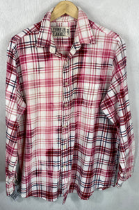 Vintage Red, Pink, White and Navy Blue Size Large