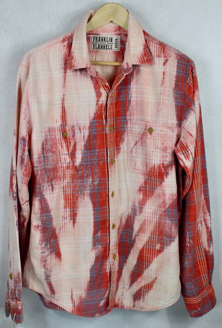 Vintage Red, Pink and Blue Flannel Size Medium