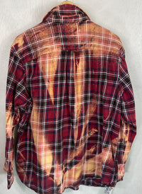 Vintage Red, Navy Blue, White and Peach Size Large