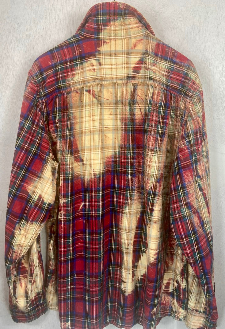 Vintage Red, Blue and Green Flannel Size XL