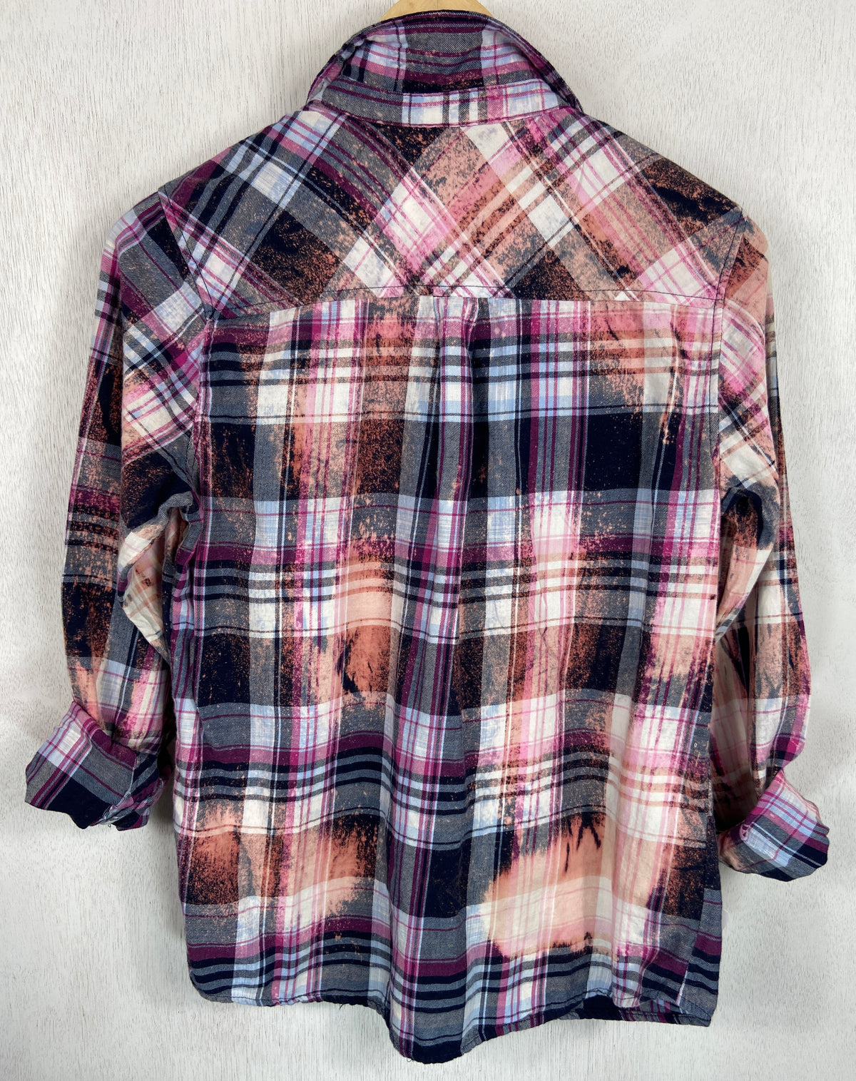 Vintage Purple, Pink, Light Blue and White Lightweight Cotton Size XS
