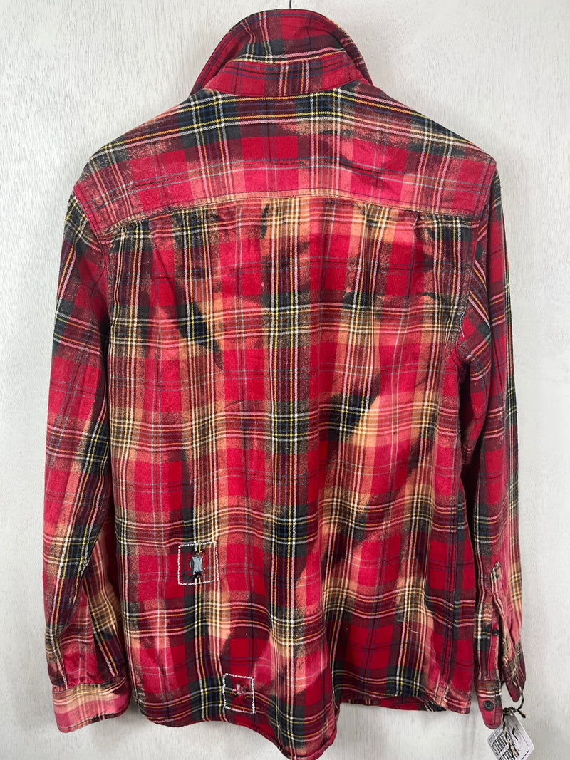 Vintage Red, Green and Pink Flannel Size Large