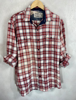 Vintage Red, White and Blue Lightweight Cotton Size Large