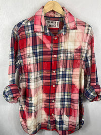 Vintage Red, Blue and White Lightweight Cotton Size Medium