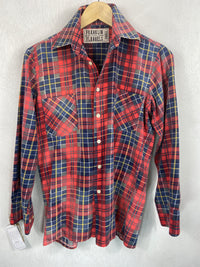 Vintage Retro Red, Blue and Yellow Size Small